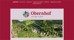 Desktop Screenshot of obernhof.net