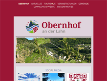 Tablet Screenshot of obernhof.net